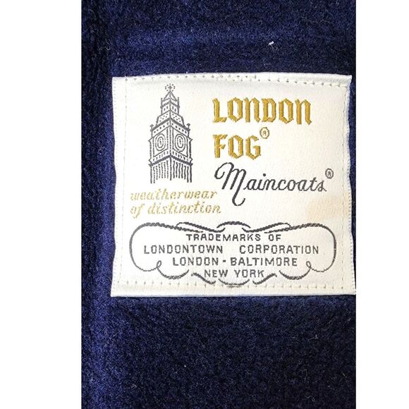 Vintage London Fog Maincoats Light Purple Trench Coat Size 6P - Picture 10 of 12